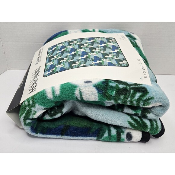 Studio Ghibli Princess Mononoke Throw Blanket Kodama Forest Spirits  45"×60" - Picture 6 of 6